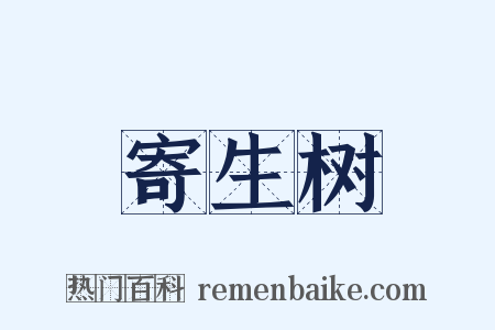 寄生树是什么意思的图片